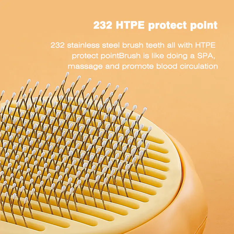 Self Cleaning Pumpkin Pet Slicker Brush
